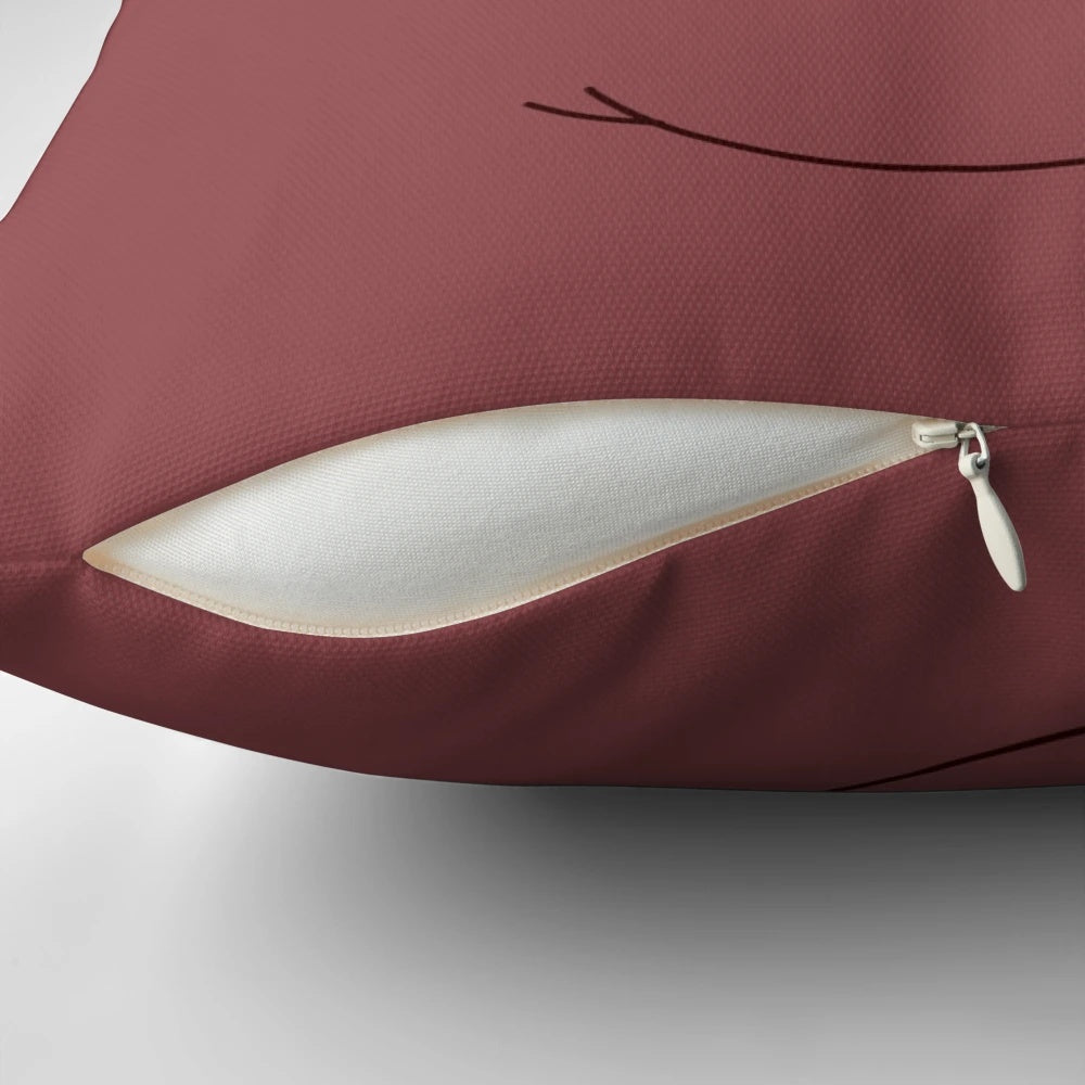 Cozy and plush pillow with a sensual design, perfect for relaxation and intimacy.