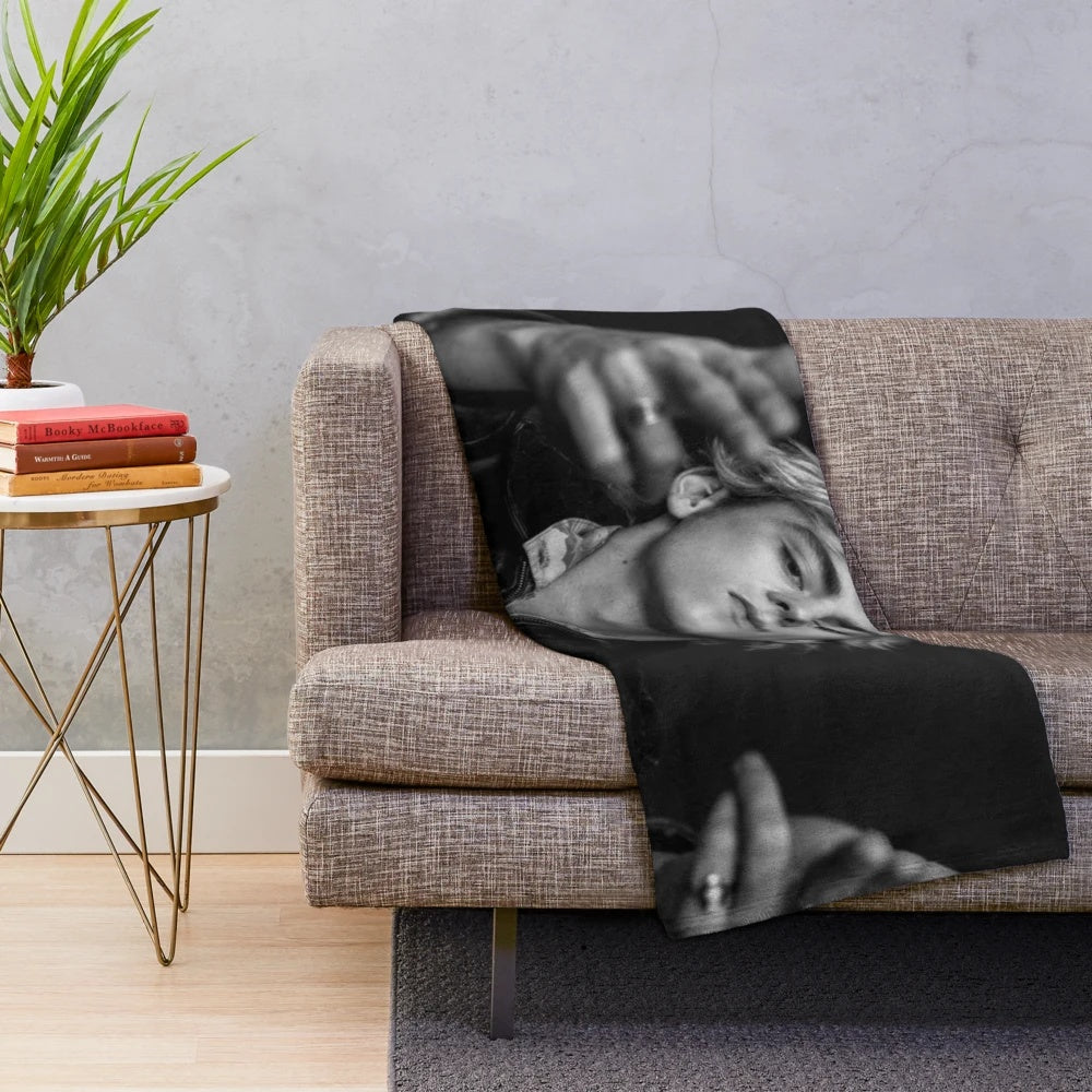 Soft and cozy plush blanket featuring Ross Lynch, the lead singer of The Driver Era band