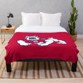 Plush blanket with sports team logo design
