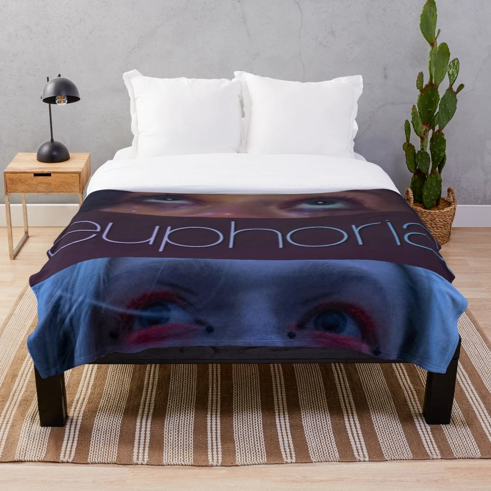 Soft and vibrant euphoria plush blanket