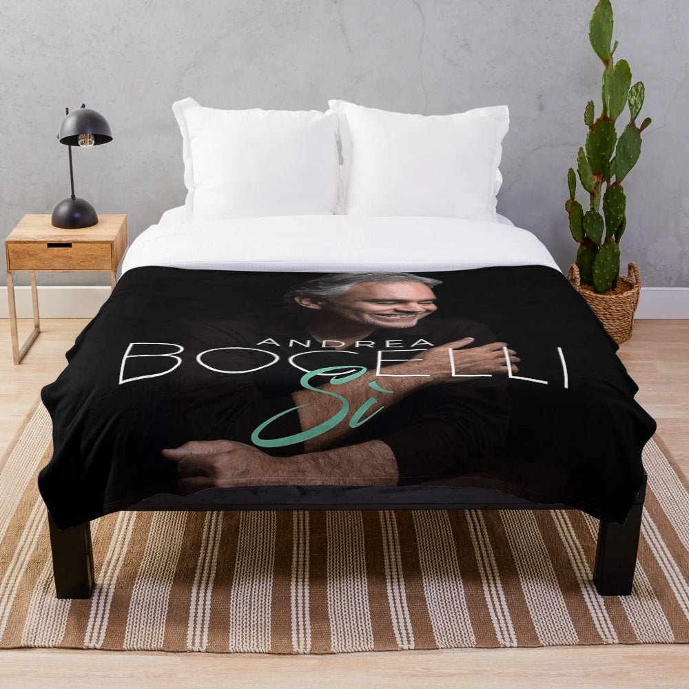 Andrea Bocelli Si Plush Blanket