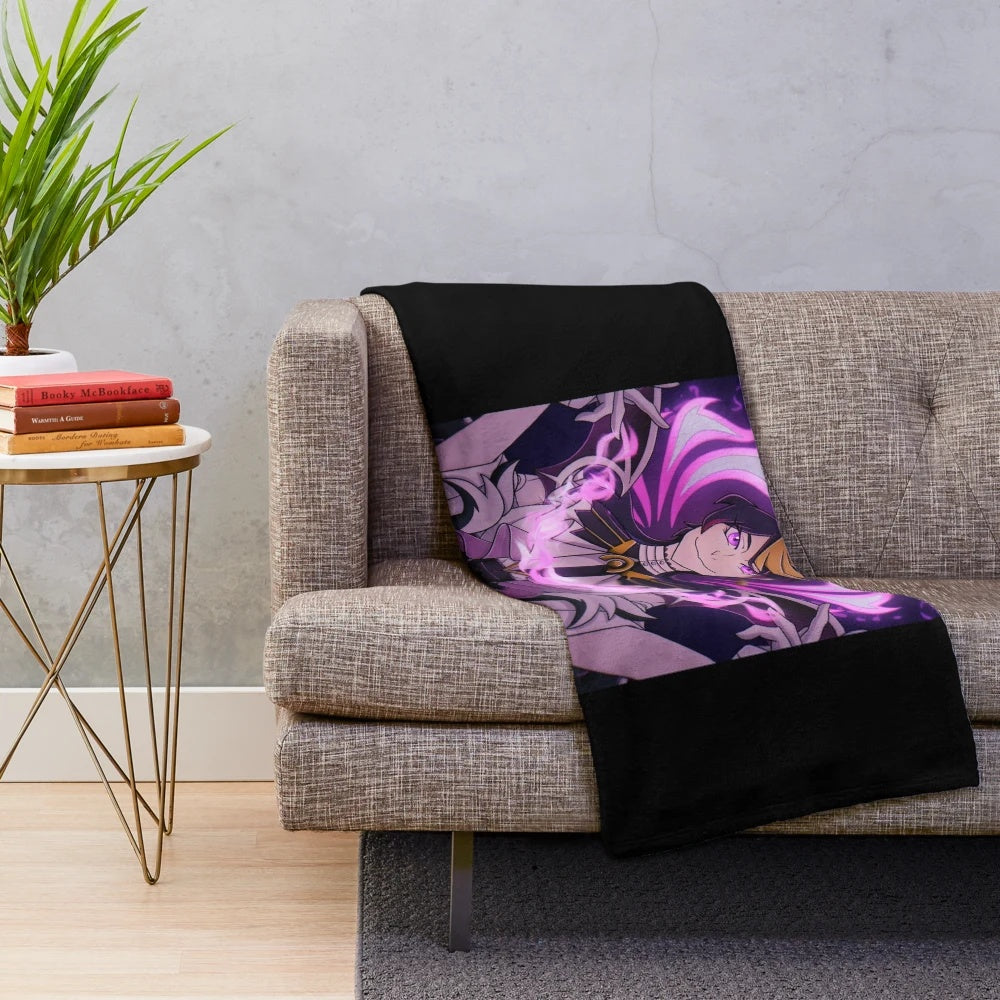 Shu Yamino Graphic Plush Blanket - Cozy and Soft Anime Plush Decor