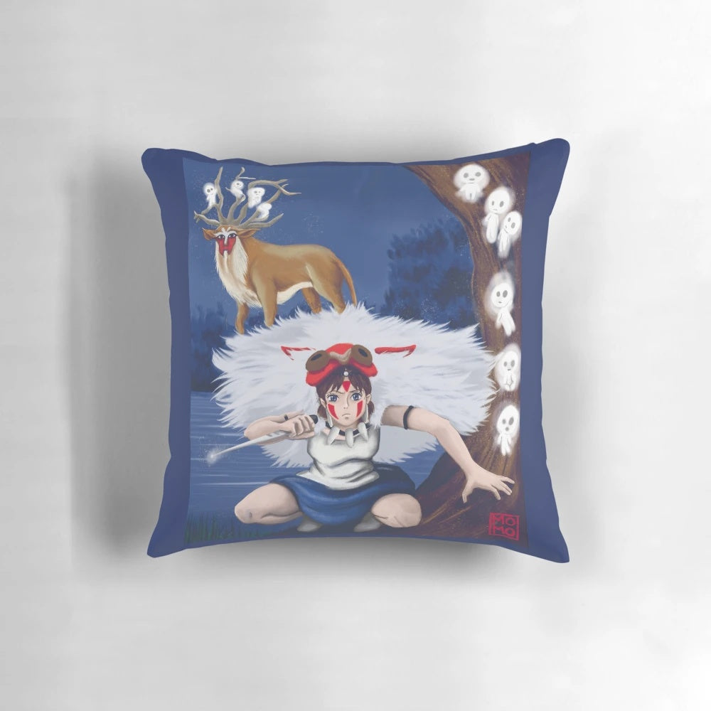 Soft and plush anime-inspired princess pillow for cozy bedroom decor