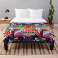 Bakugan-inspired plush blanket