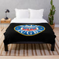 Bath Rugby logo printed on a soft, cozy plush blanket