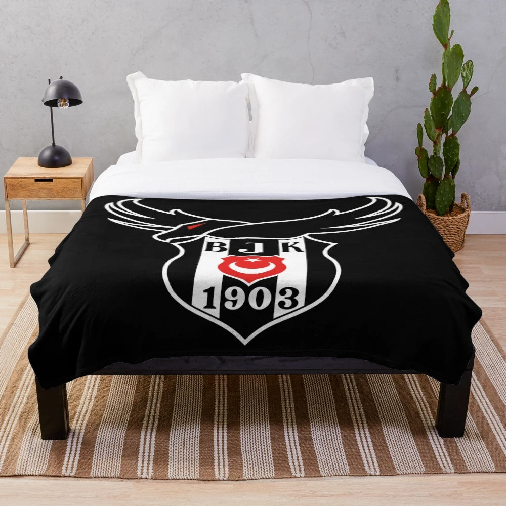 Besiktas 1903 Themed Plush Blanket