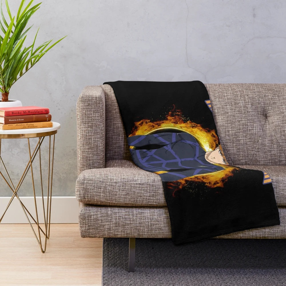 Blue Lock Rensuke Kunigami Inspired Plush Blanket