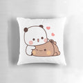 Soft and plush panda bear cuddling pillow for couples and friends