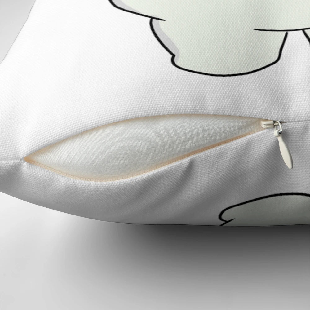 Soft and cuddly icebear plush pillow featuring a character from the popular cartoon "We Bare Bears"