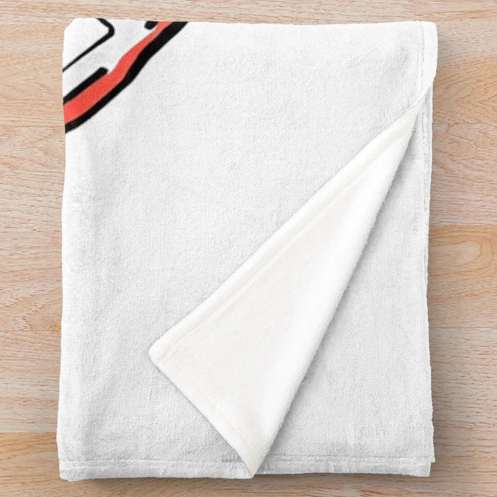 Soft and plush anime-themed blanket with unique design