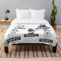 Soft and cozy anime-themed plush blanket with popular waifu design