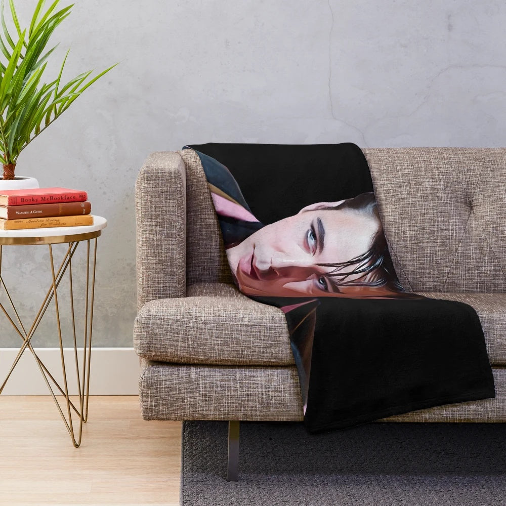 Austin Butler Elvis Movie Inspired Plush Blanket