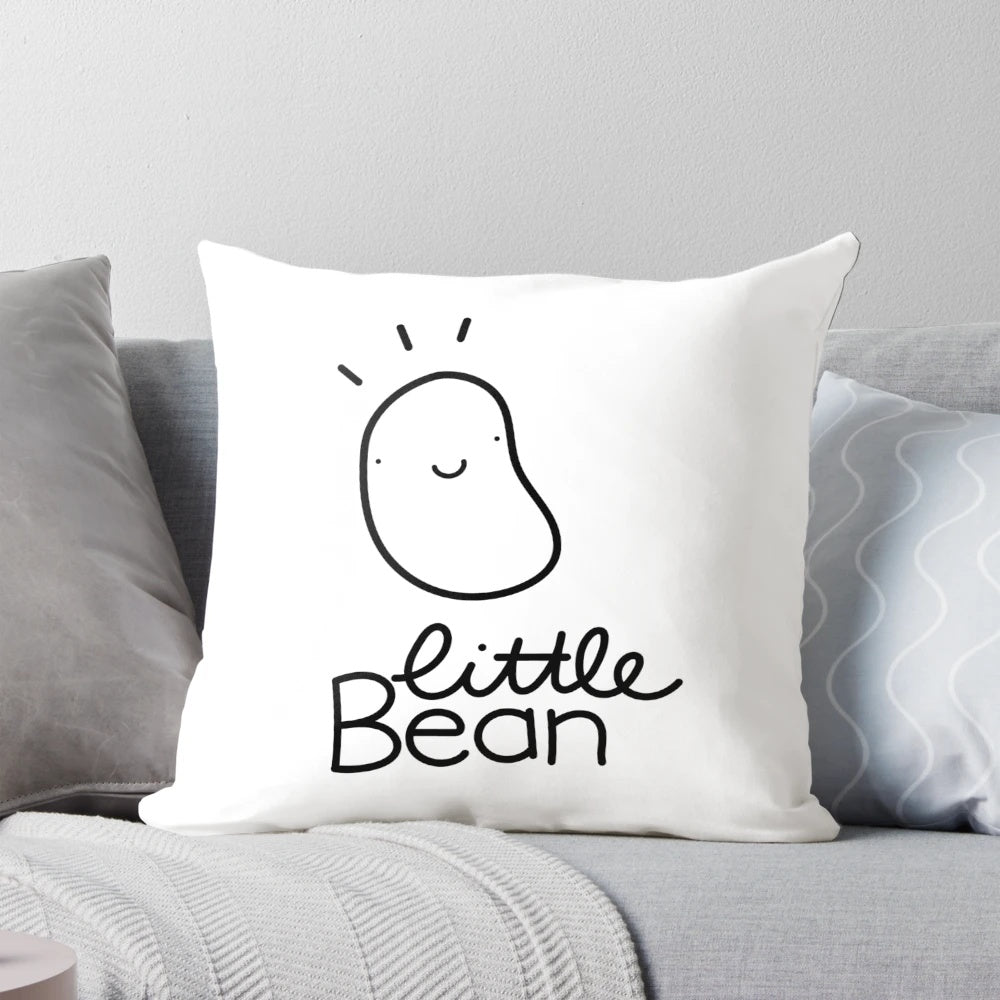 Soft and cuddly bean-filled pillow for newborn and baby