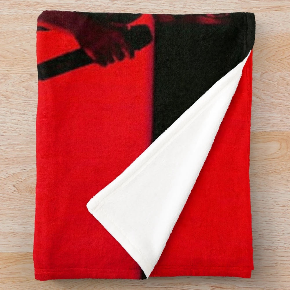 Billie Eilish inspired plush blanket