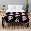 Blackbear-inspired pink plush blanket