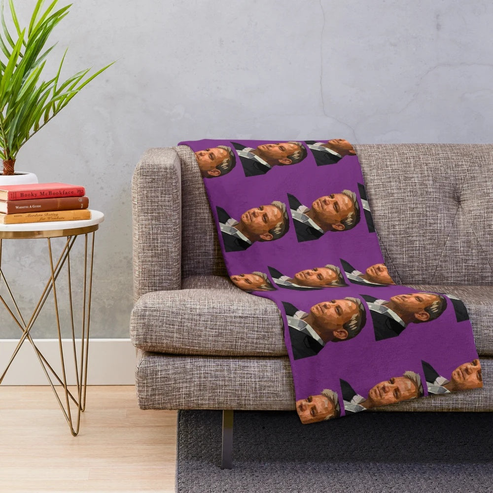 Brett Sutton inspired plush blanket for your cozy home