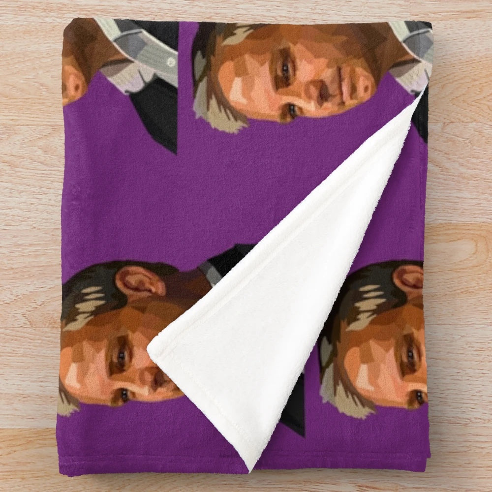 Brett Sutton inspired plush blanket for your cozy home