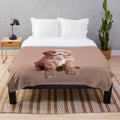 Cavapoo plush blanket, soft and comfortable pet bedding