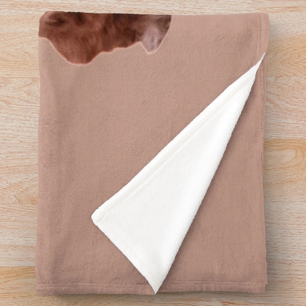 Cavapoo plush blanket, soft and comfortable pet bedding