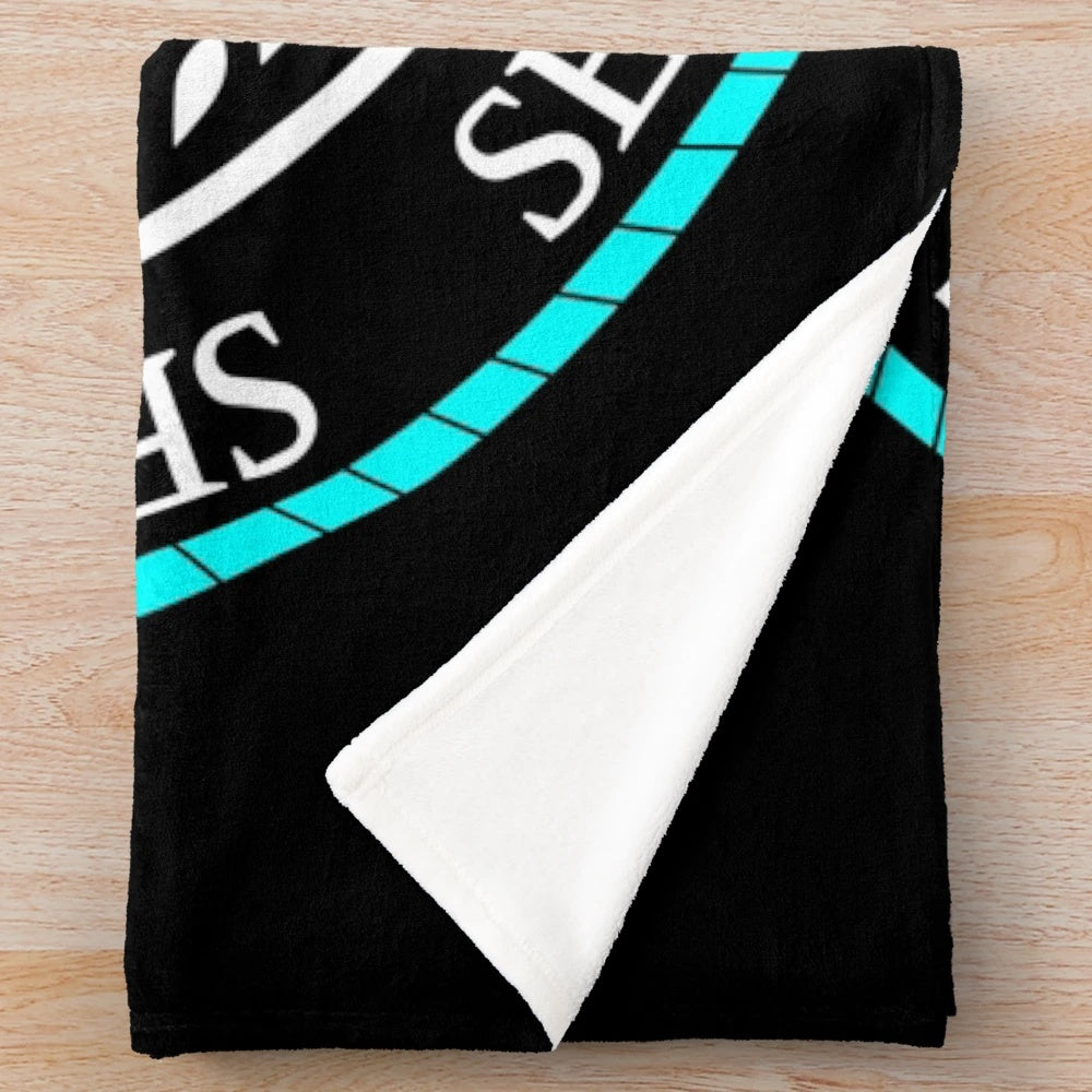 Soft and cozy plush blanket featuring the Cherokee seal design, representing native American pride and heritage.