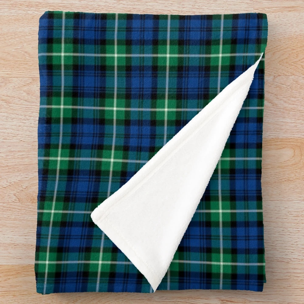 Clan Lamont Tartan Plush Blanket