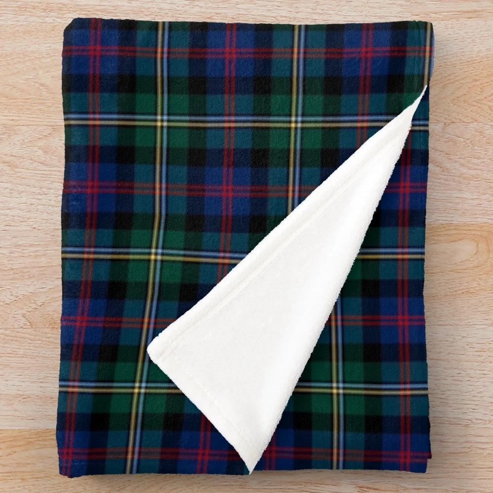 Clan Malcolm Tartan Plush Blanket