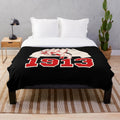 Delta Sigma Theta inspired plush blanket