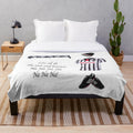 Dunfermline Athletic FC Plush Blanket - Soft and Comfortable Football Throw