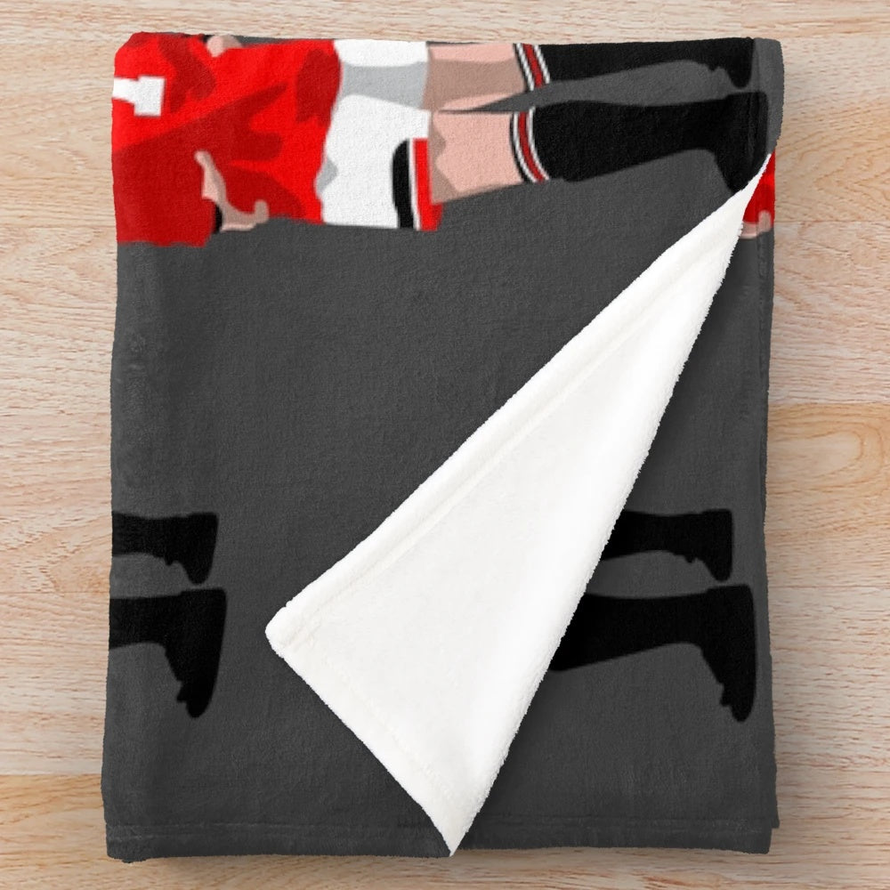 Eric Cantona Manchester United Premier League Plush Blanket