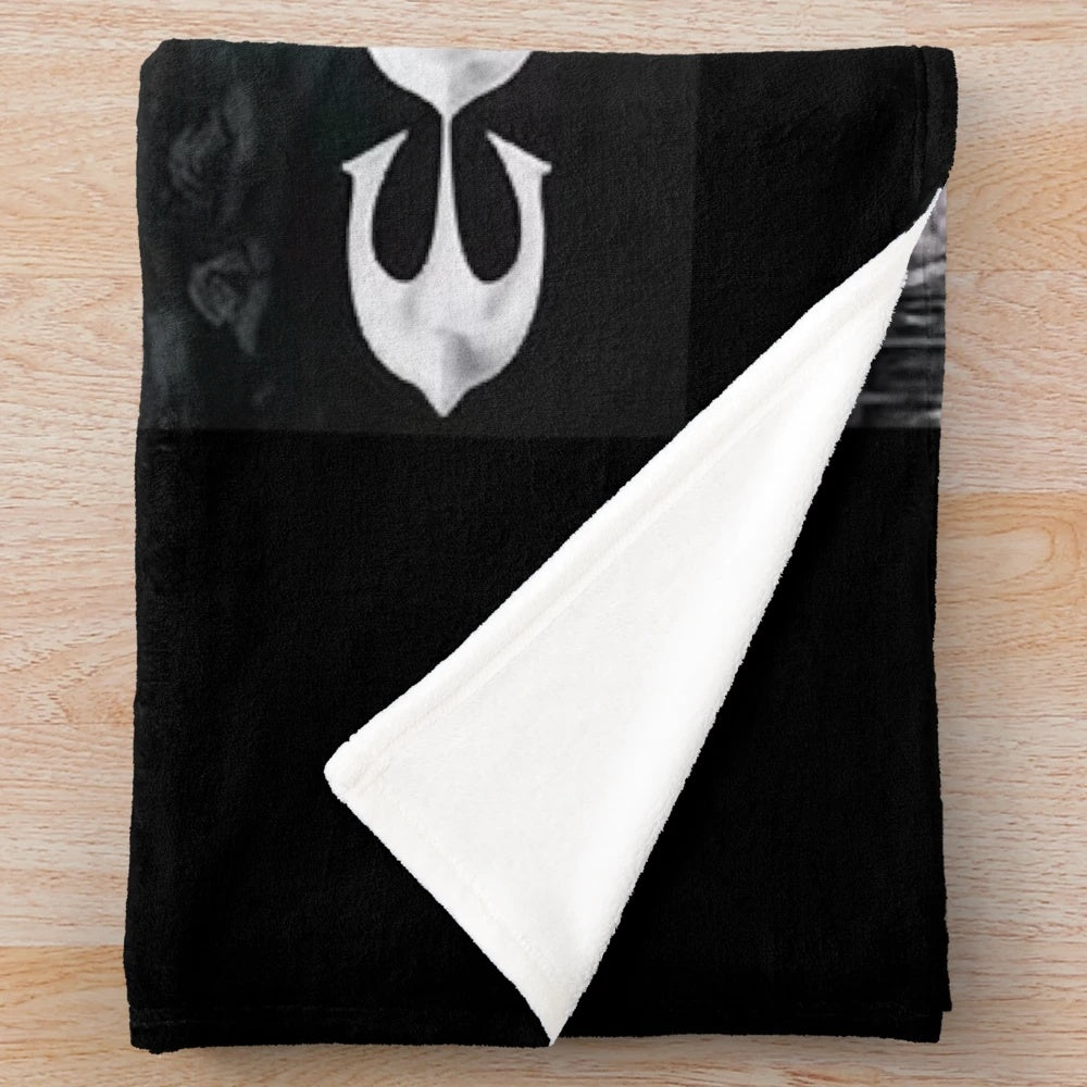 Europe Band 2022 Plush Blanket featuring the band's iconic logo and artwork