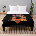 Plush blanket with heart design