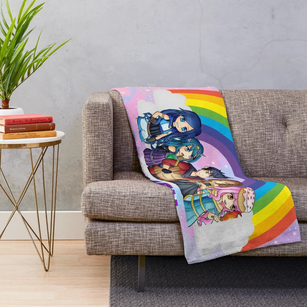 Funneh inspired plush blanket for gamers and fans