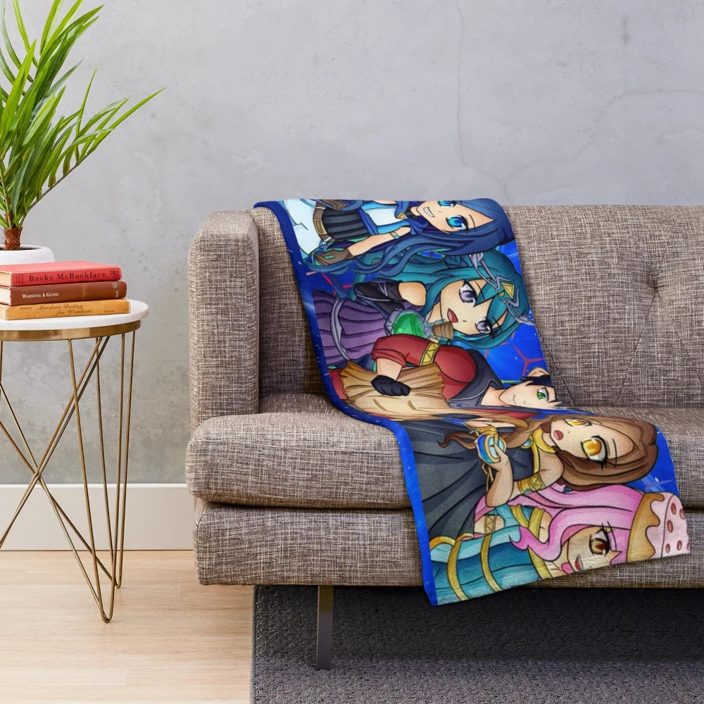 Itsfunneh Krew Plush Blanket - Soft and Comfortable Gaming Blanket