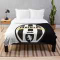 Juventus Plush Blanket with Soccer/Football Design