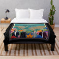 Keane inspired plush blanket with band logo and album cover art