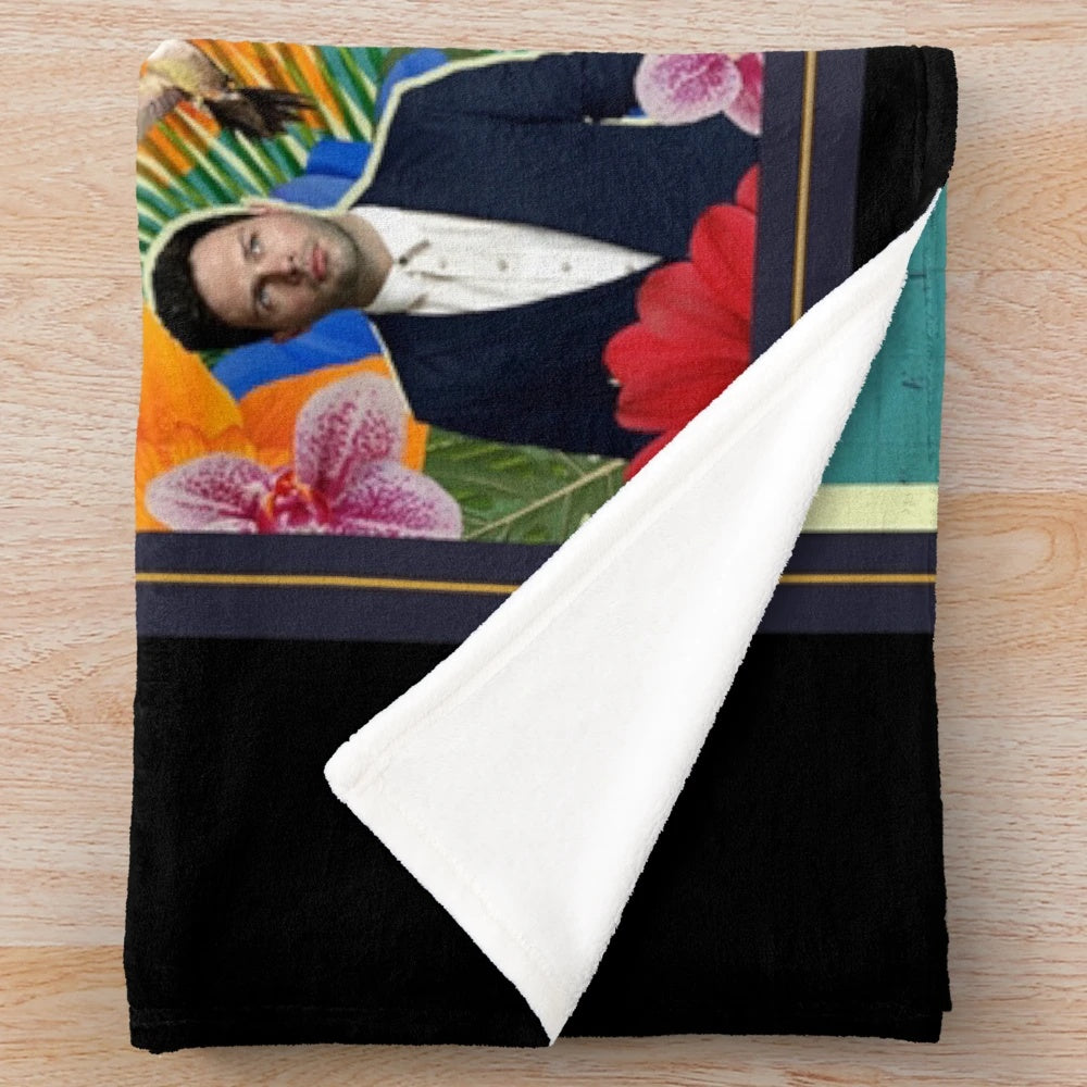 Keane inspired plush blanket with band logo and album cover art