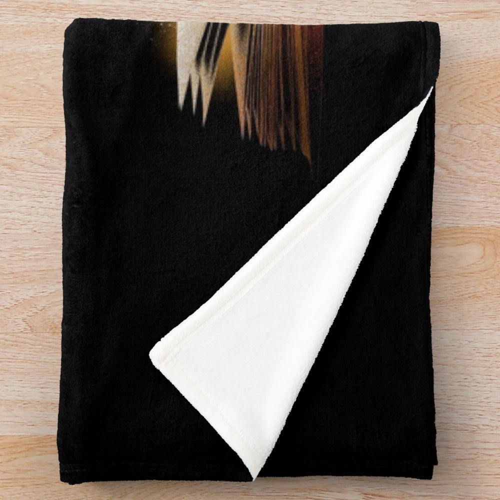 Soft and plush literary-themed blanket with a cozy design