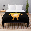 Soft and plush Lorax-themed blanket with a cute, tree-inspired design