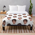 lucas big head plush blanket
