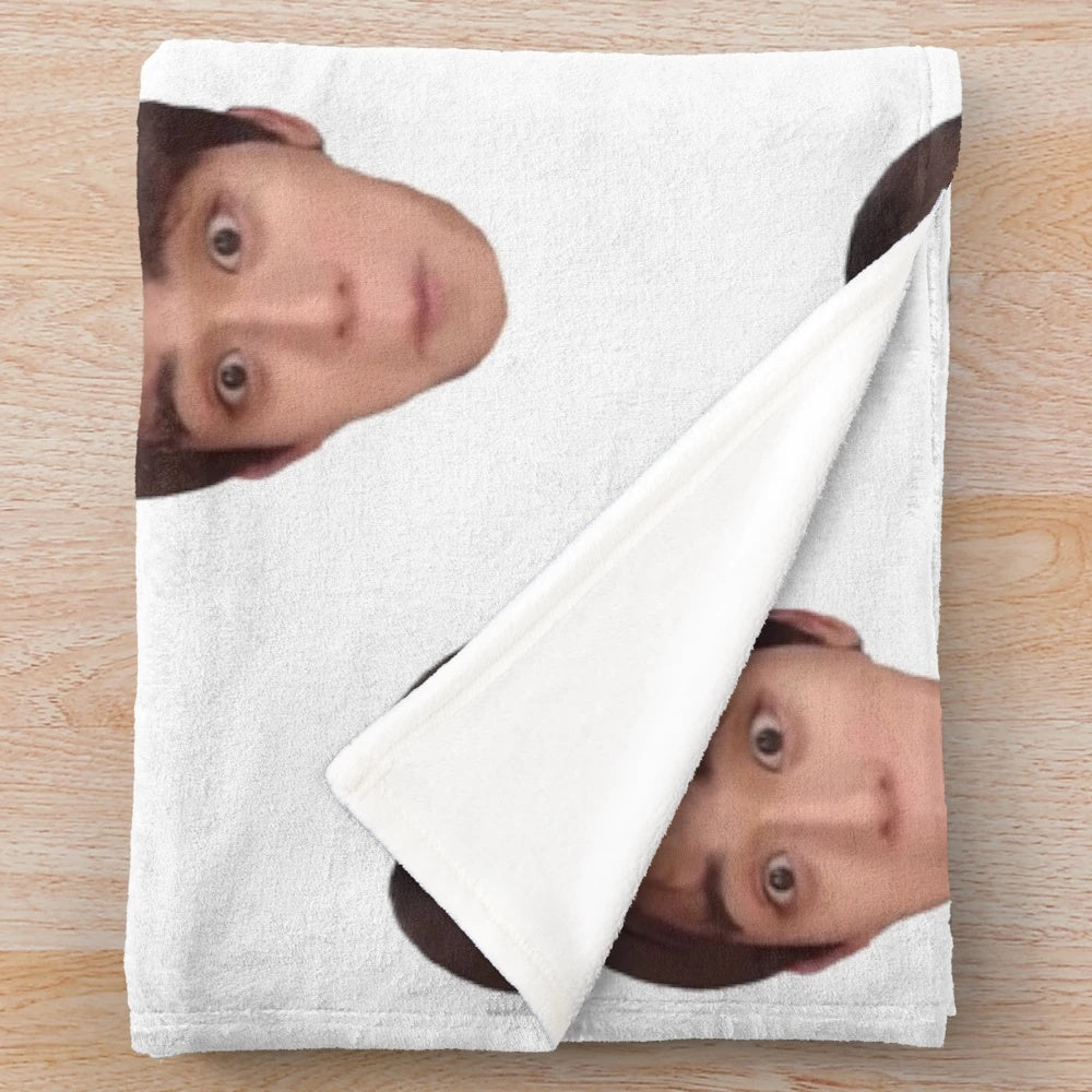 lucas big head plush blanket