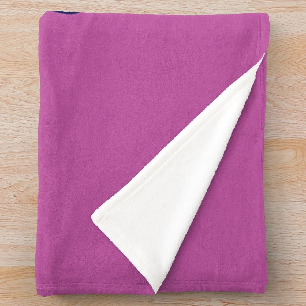 Mermaid-themed plush blanket with ocean and beach inspired design
