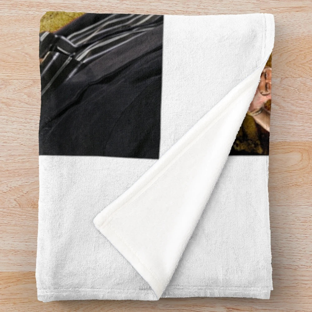 Nathan Fillion plush blanket featuring the actor from popular TV shows like Firefly and Castle