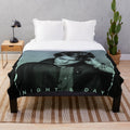 Soft and cozy night and day plush blanket for bedroom or living room