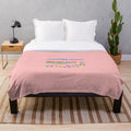 Occupational Therapist Plush Blanket with Occupational Therapy Graphic