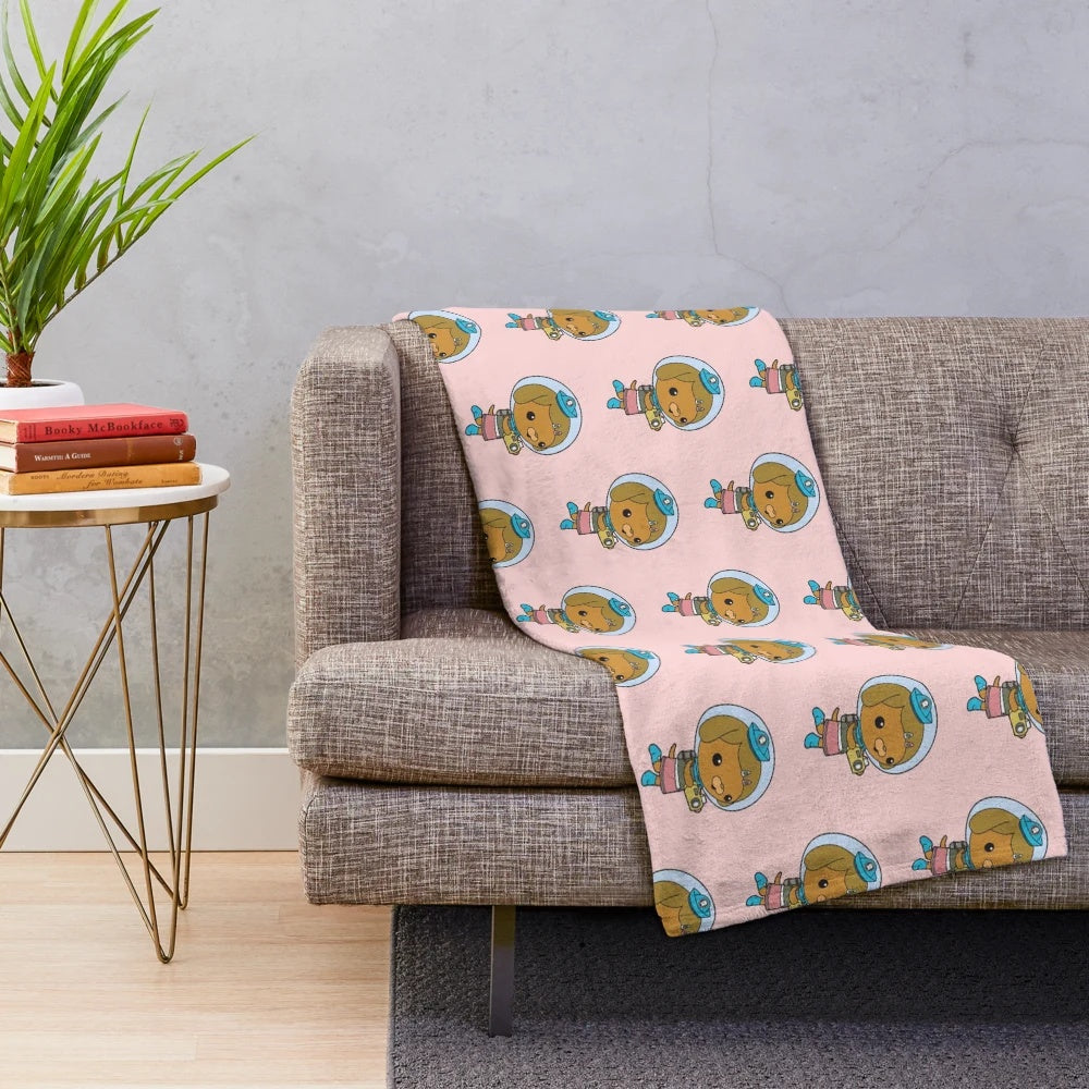 Octonauts inspired plush blanket for toddlers and pets