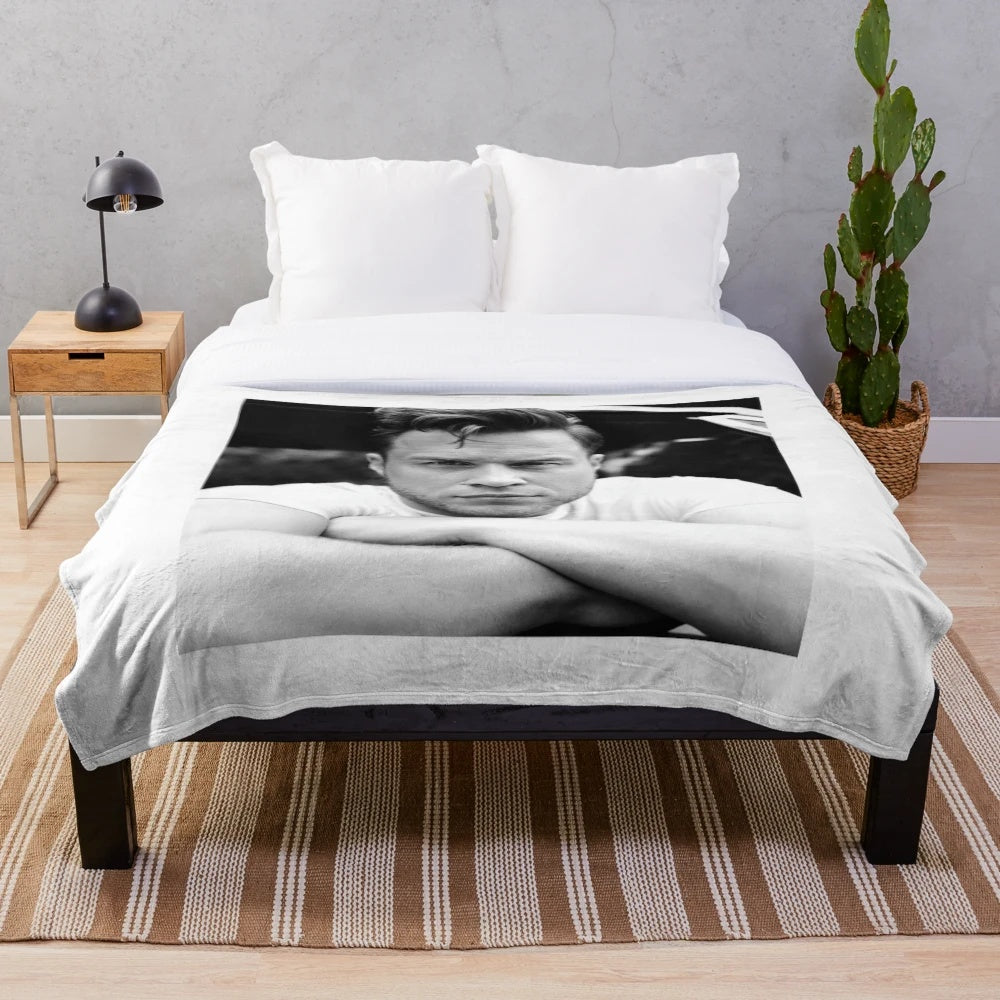 Soft and Cozy Olly Murs Inspired Plush Blanket