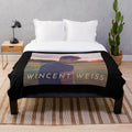 Soft and cozy plush blanket featuring a Wincent Weiss design
