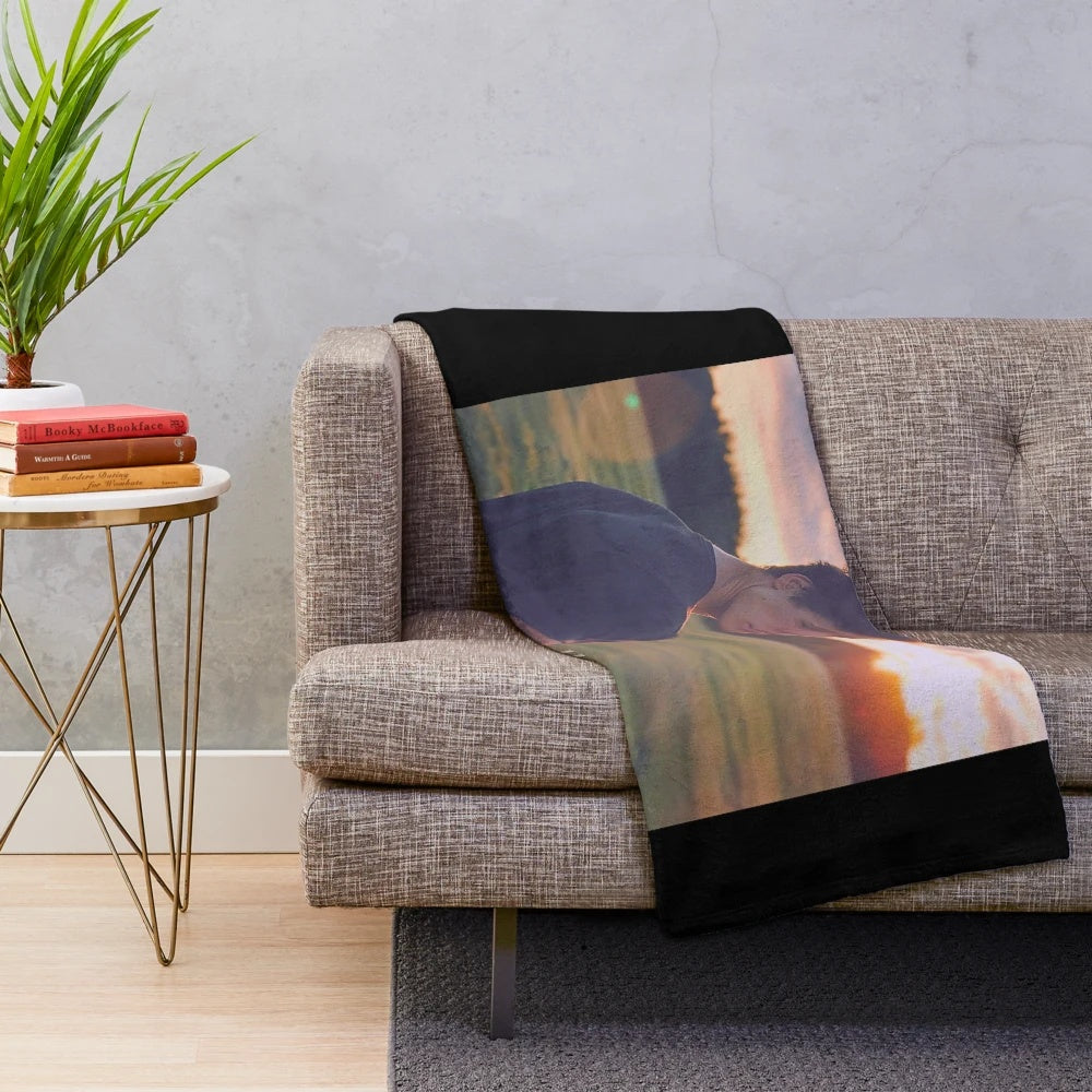 Soft and cozy plush blanket featuring a Wincent Weiss design