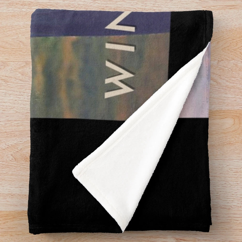 Soft and cozy plush blanket featuring a Wincent Weiss design