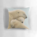Soft and plush polar bear pillow for home decor